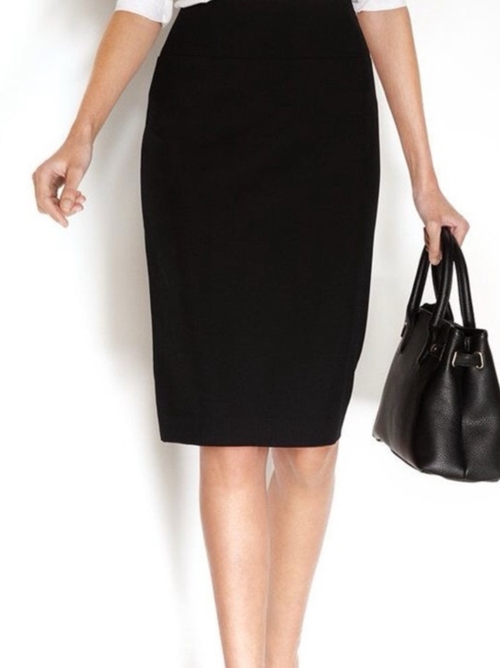 Alfani Black Pencil Straight Skirt